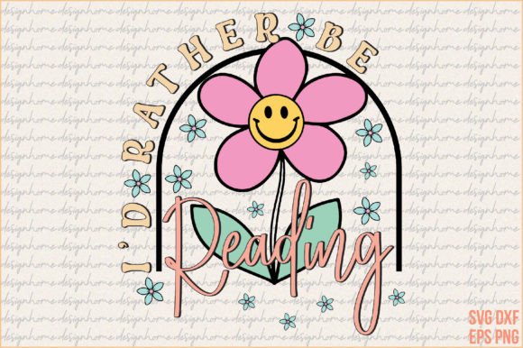 Retro Reading Book Quote SVG Design