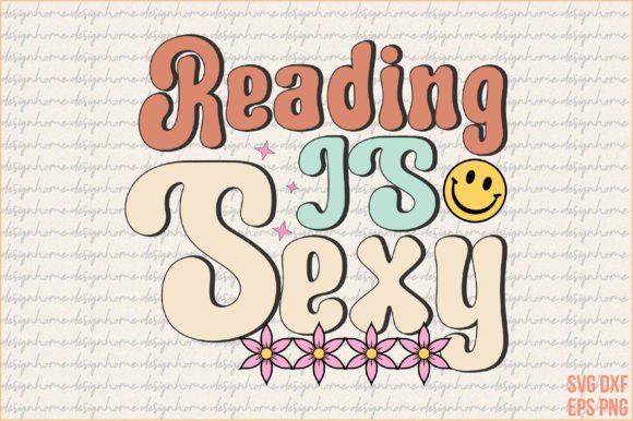 Retro Reading is Sexy SVG Design: A Versatile Asset for Creative Projects