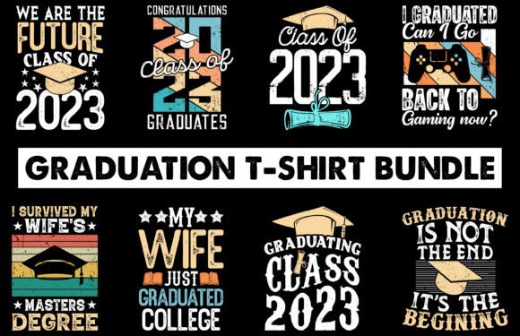 Why the Graduation Vintage T-shirt Design Bundle Is a Game-Changer for Print on Demand Sellers